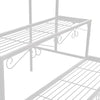Levede Plant Stands Outdoor Indoor Metal White Flower Pot 3 Garden Corner Shelf Deals499