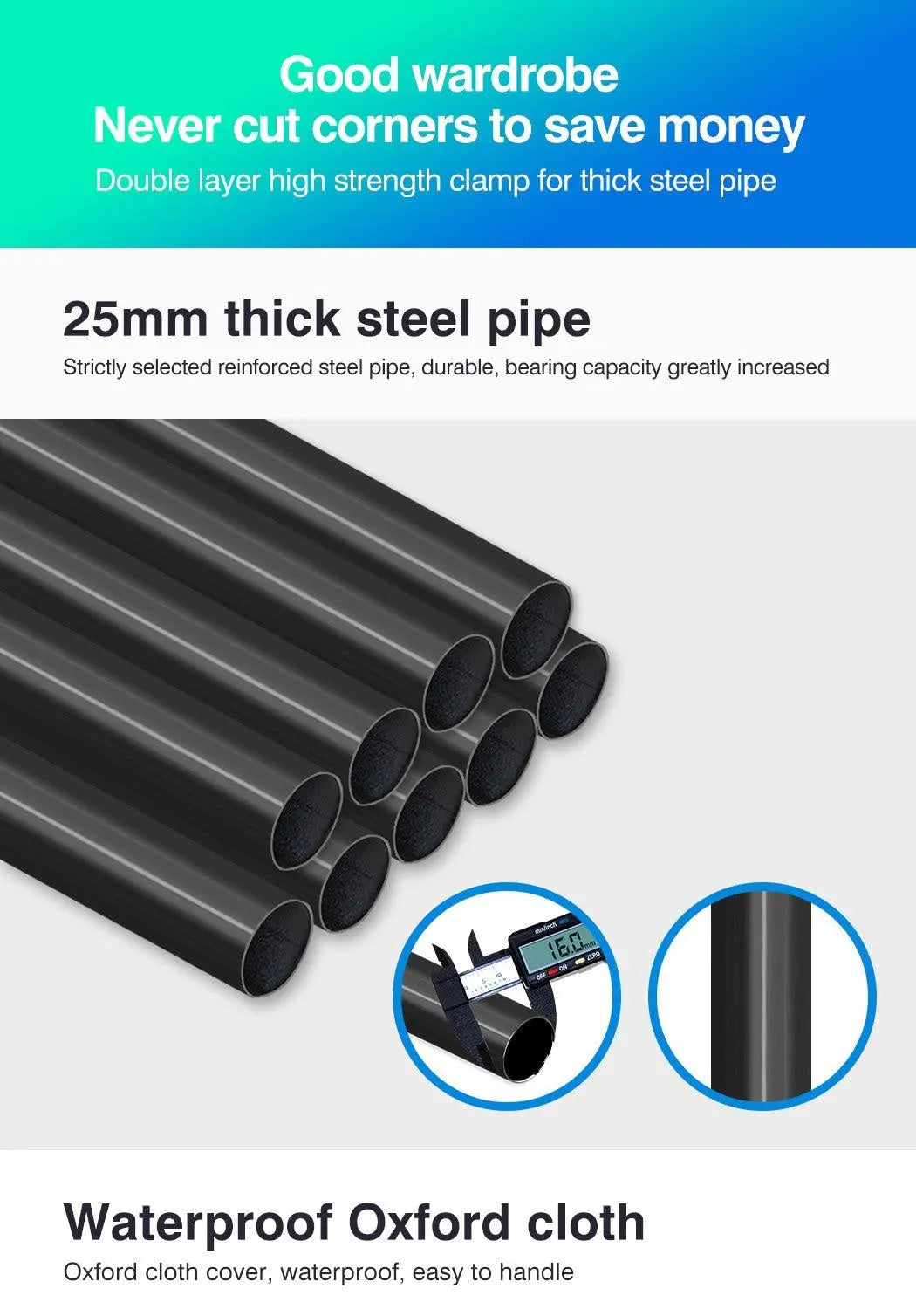 Levede Portable Wardrobe 4 Drawers Large Storage Cabinet Organiser Shelf Rack Deals499