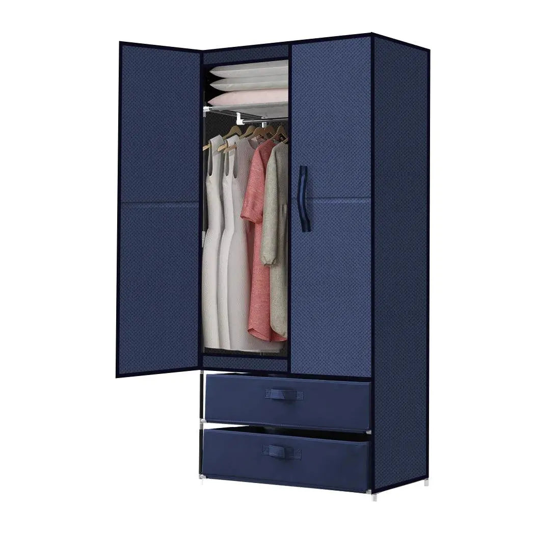 Levede Portable Wardrobe Clothes Closet Storage Cloth Organiser Unit Shelf Rack Deals499