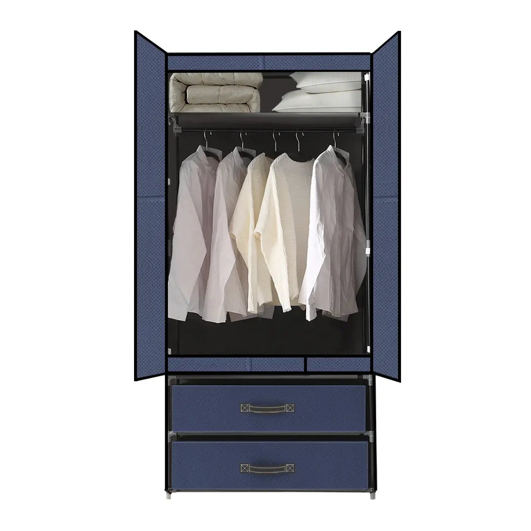 Levede Portable Wardrobe Clothes Closet Storage Cloth Organiser Unit Shelf Rack Deals499