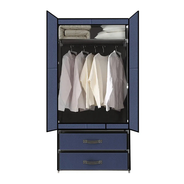 Levede Portable Wardrobe Clothes Closet Storage Cloth Organiser Unit Shelf Rack Deals499