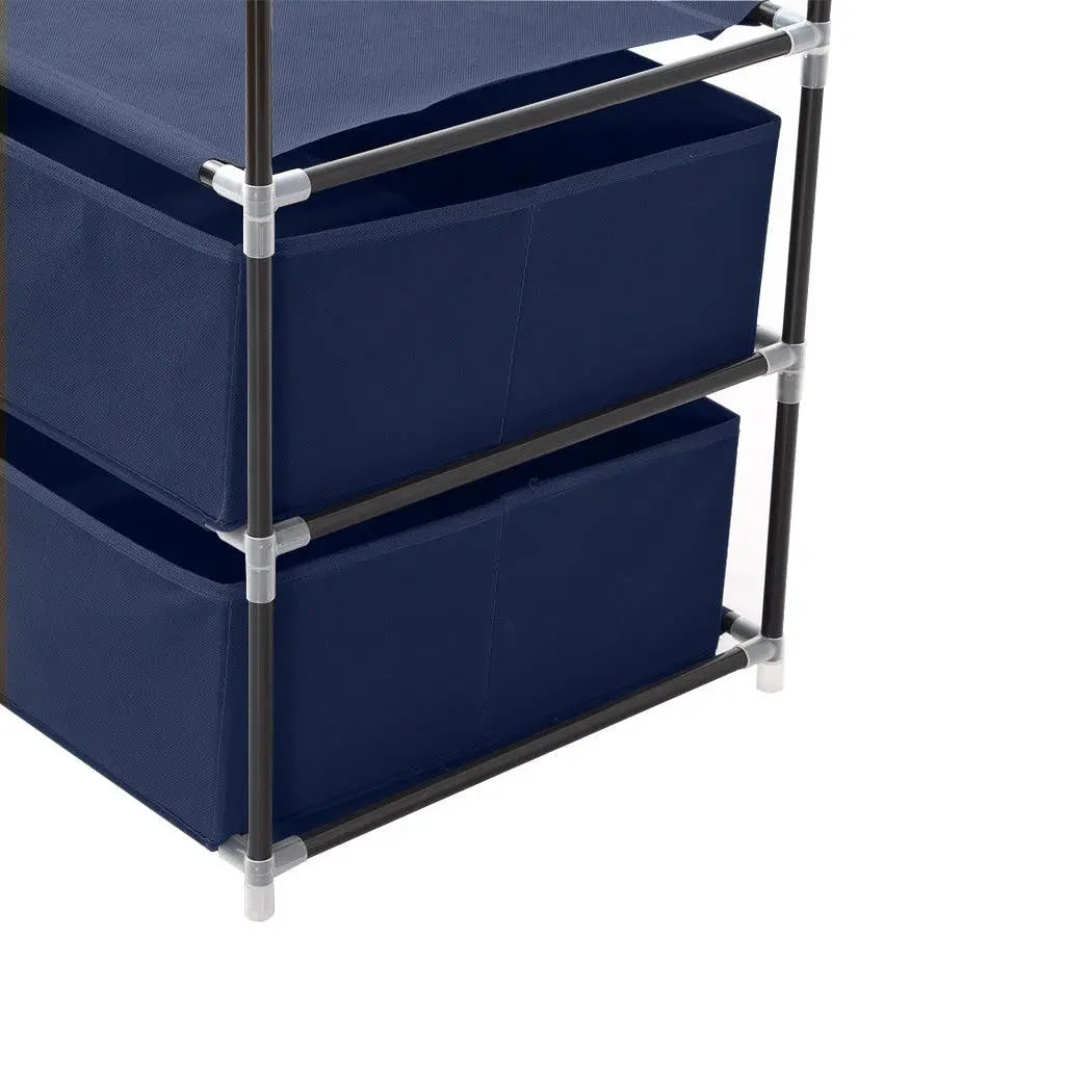 Levede Portable Wardrobe Clothes Closet Storage Cloth Organiser Unit Shelf Rack Deals499