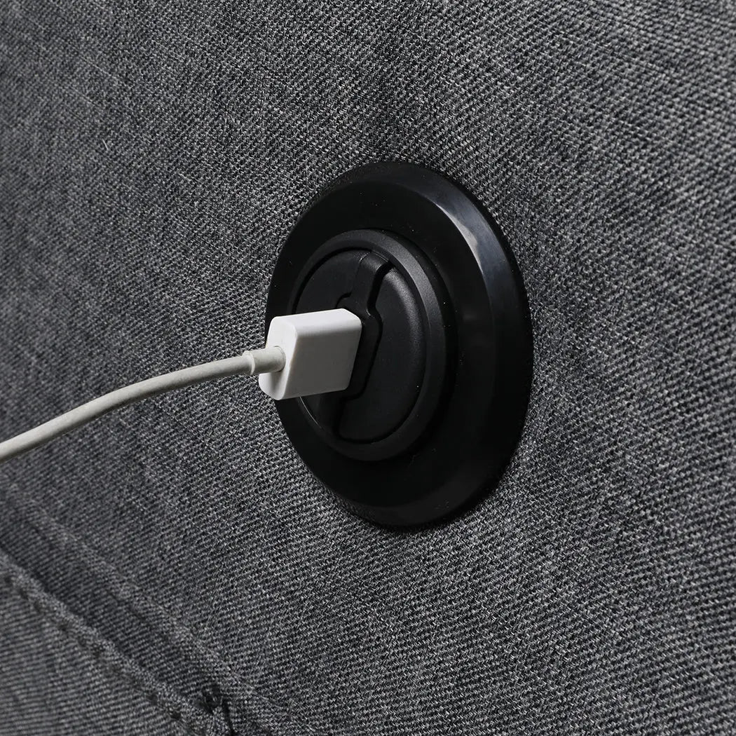 Levede Recliner Chair Electric Lift Chairs Armchair Lounge Fabric Sofa USB Charge Deals499