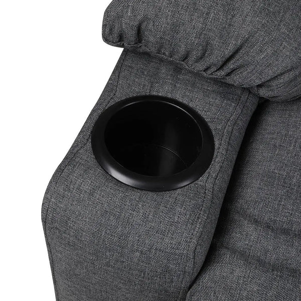 Levede Recliner Chair Electric Lift Chairs Armchair Lounge Fabric Sofa USB Charge Deals499