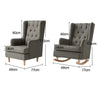 Levede Rocking Chair Lounge Chairs Baby Feeding Armchair Recliner Fabric Sofa Deals499