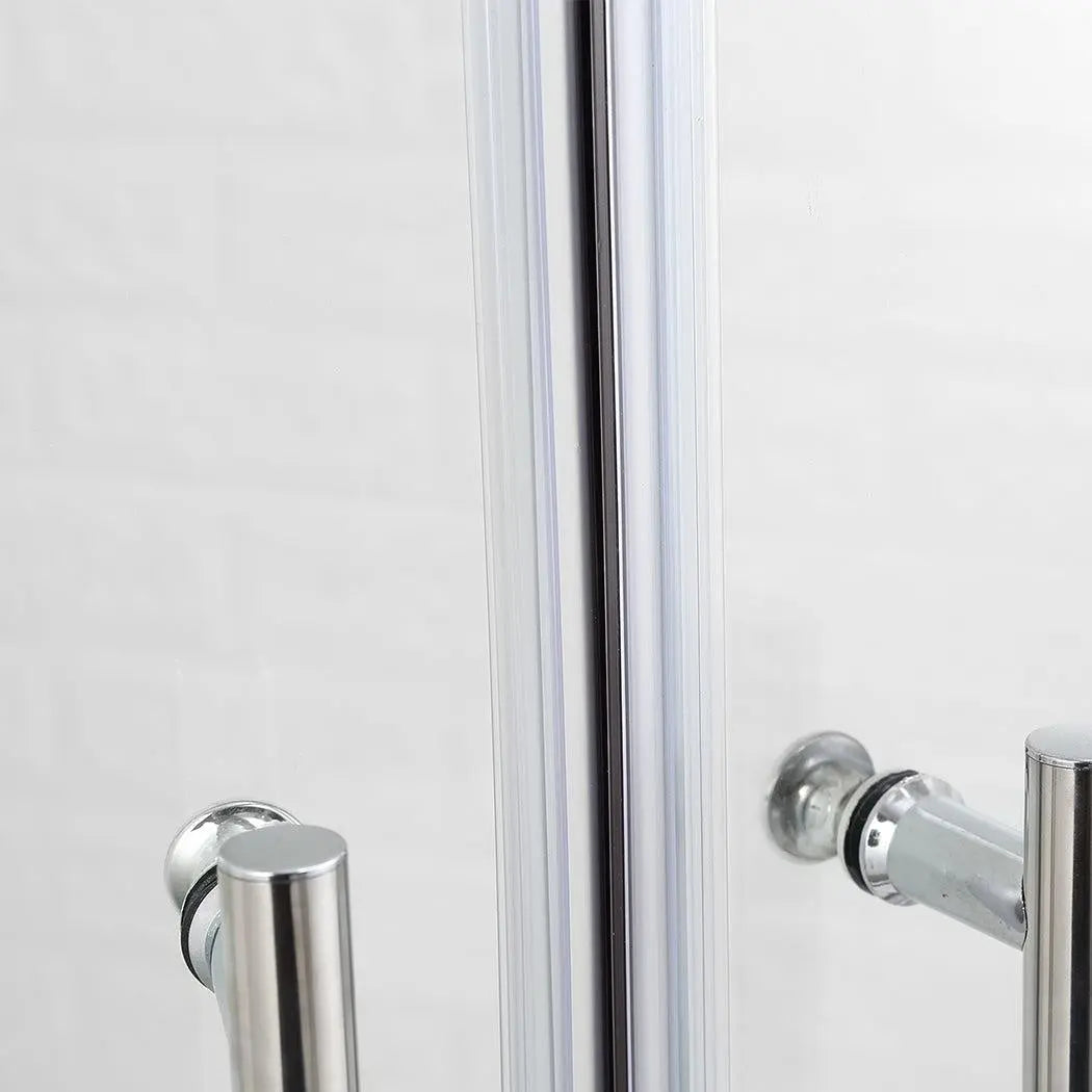 Levede Shower Screen Screens Door Seal Enclosure Glass PanelCurved800x800x1900mm Deals499