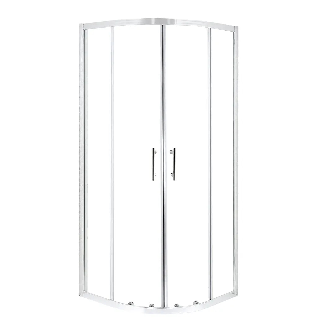 Levede Shower Screen Screens Door Seal Enclosure Glass PanelCurved900x900x1900mm Deals499