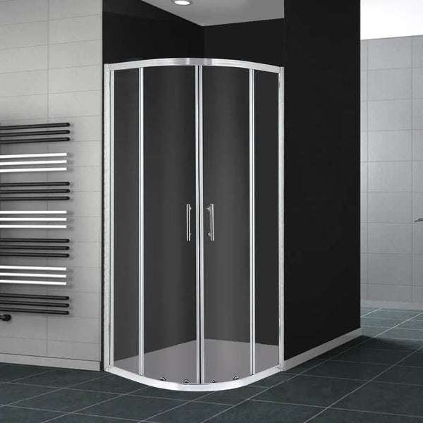 Levede Shower Screen Screens Door Seal Enclosure Glass PanelCurved900x900x1900mm Deals499