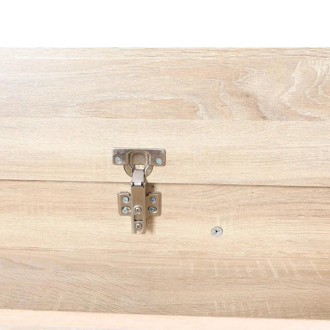 Levede TV Cabinet Entertainment Unit Stand RGB LED Furniture Wooden Shelf 180cm Deals499