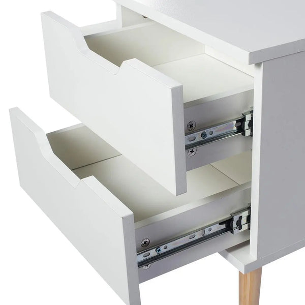 Levede TV Cabinet Entertainment Unit Stand Storage Drawers Wooden Shelf White Deals499