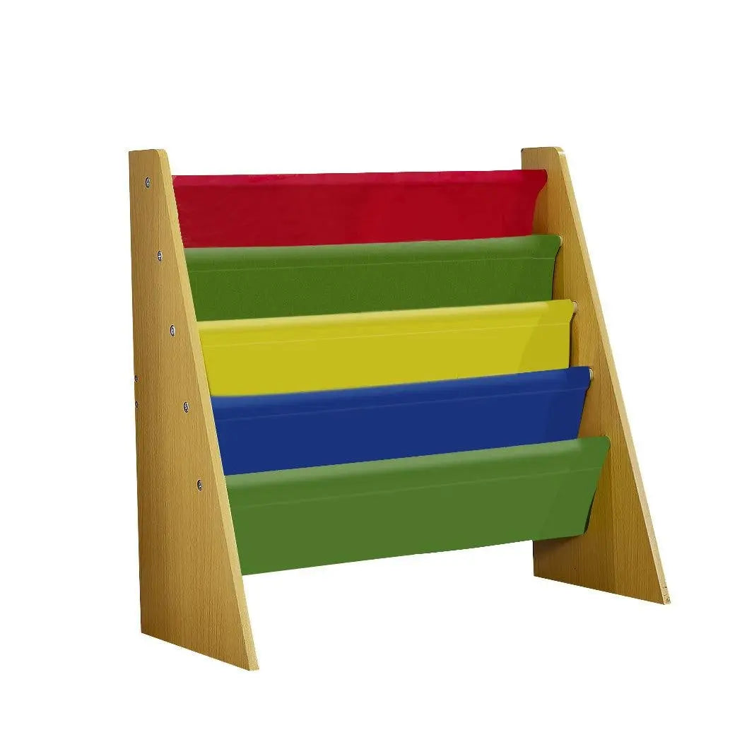 Levede Wooden Kids Children Bookcase Bookshelf Toy Organiser Storage Bin Rack Deals499