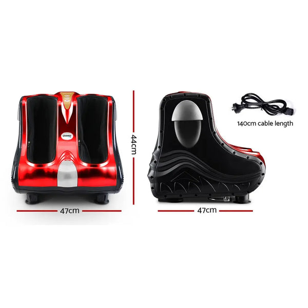 Livemor Foot Massager Shiatsu Ankle Calf Leg Massagers Circulation Enhancer Red Deals499