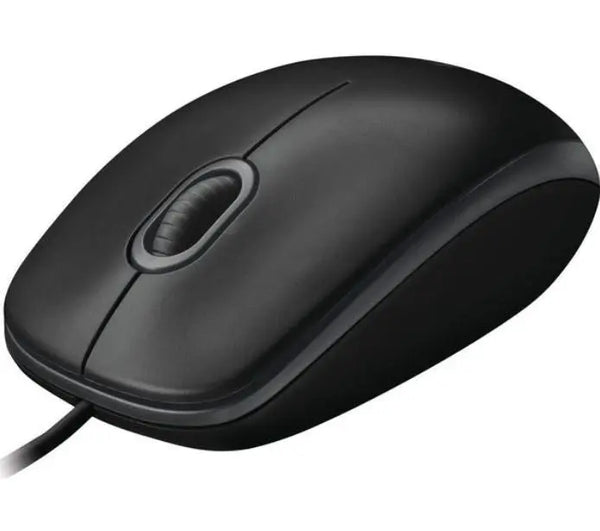 Logitech B100 Optical USB Mouse 800dpi for PC Laptop Mac Tux Full Size Comfort smooth mover 3yr wty LOGITECH