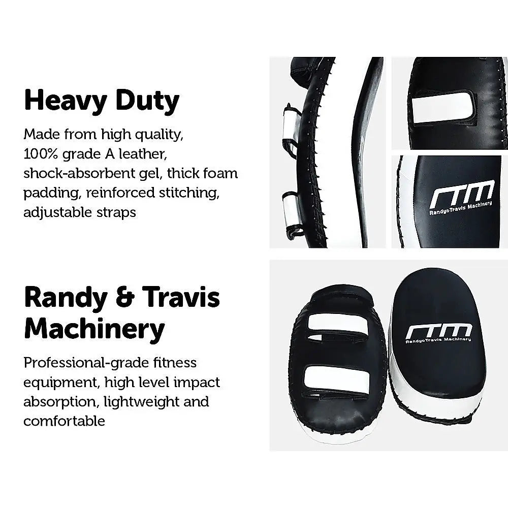 MMA Kick Boxing Pads Curved Strike Shield Punching Bag Focus Arm Muay Thai Deals499