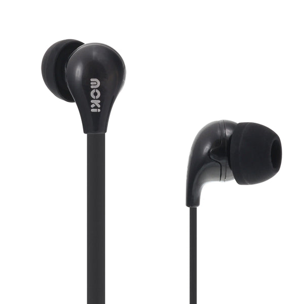 MOKI 45 Degree Comfort Buds - Black MOKI