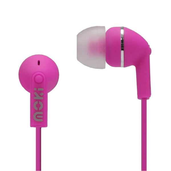 MOKI Dots Noise Isolation Earbuds - PINK MOKI