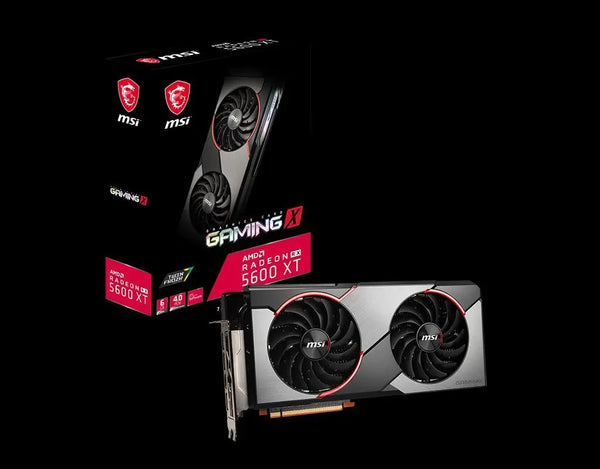 MSI AMD Radeon RX 5600 XT Gaming X 6GB GDDR6 PCIe 4.0 Graphics Card 7680x4320 4xDisplays 3xDP HDMI 1750 MHz 51nm TORX FAN3.0 MSI