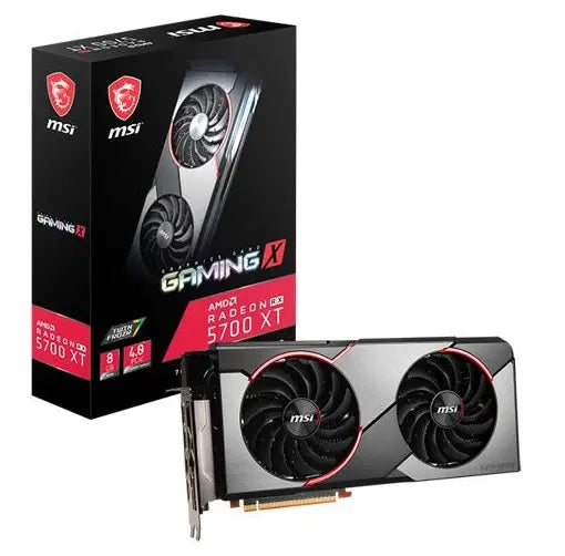 MSI AMD Radeon RX 5700 XT Gaming X 8G GDDR6 PCIe 4.0 Graphics Card 7680x4320 4xDisplays 3xDP HDMI 1925/1630 MHz TORX FAN3.0 auto-tuning MSI