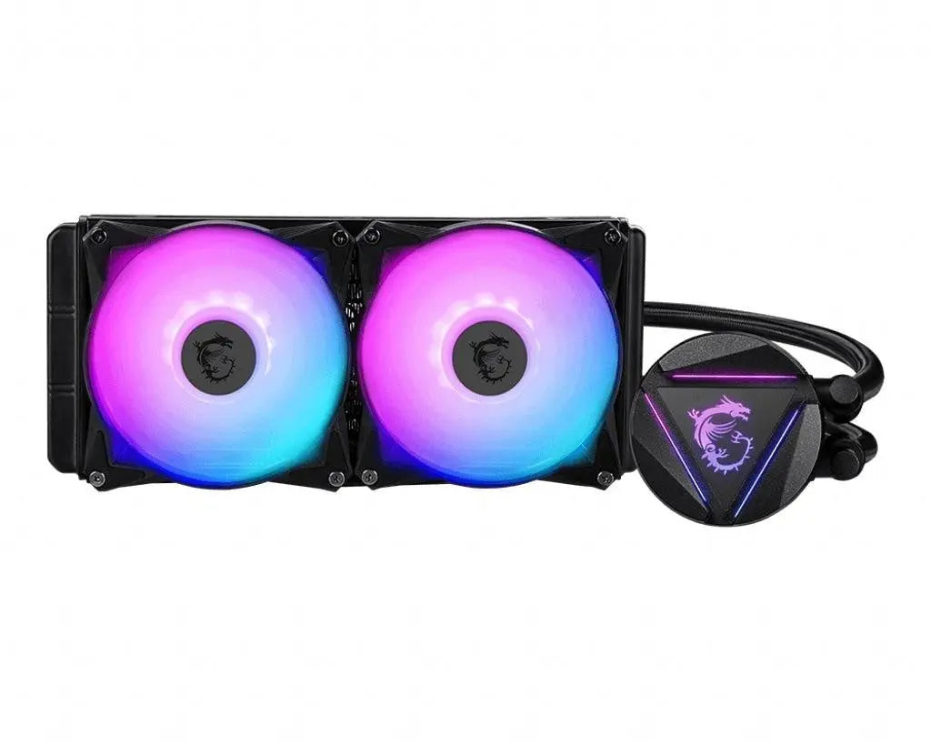 MSI MAG CoreLiquid 240R Liquid Cooler 2 Fan 120x120x25 LGA 1150/1151/1155/1156/1200 AM4/FM2+/FM2/FM1/AM3+/AM3/AM2+/AM2 MSI