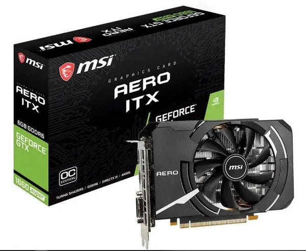 MSI nVidia Geforce GTX 1660 SUPER AERO ITX OC 6GB GDDR6 7680 x4320 1xDL-DVI-D 1xDP1.4 1xHDMI2.0b 1815 MHz Afterburner SYNC VR MSI
