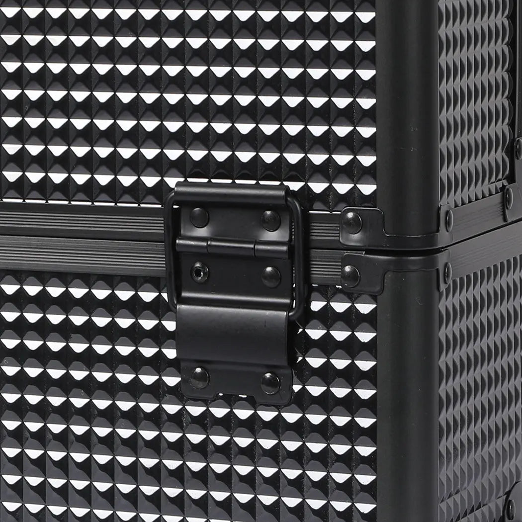 Makeup Case Professional Makeup Organiser 7 in 1 Trolley Black Deals499