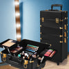 Makeup Case Professional Makeup Organiser 7 in 1 Trolley Black Gold Deals499
