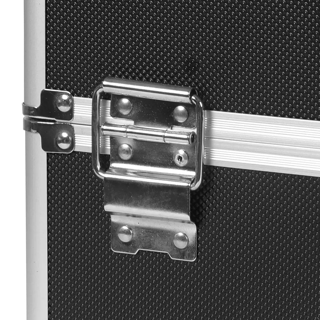 Makeup Case Professional Makeup Organiser 7 in 1 Trolley Black White Deals499