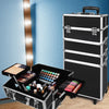 Makeup Case Professional Makeup Organiser 7 in 1 Trolley Black White Deals499