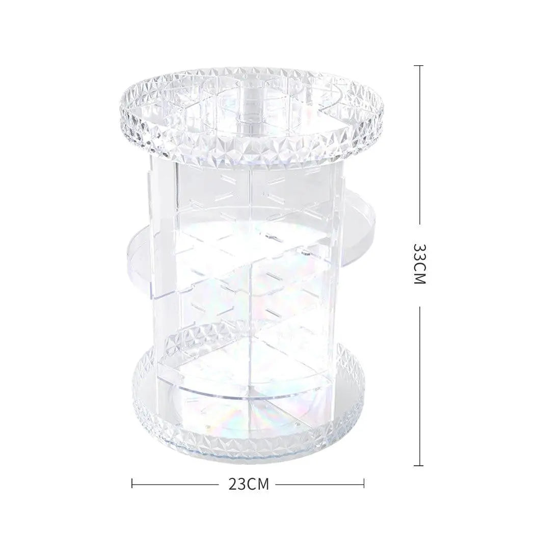Makeup Organiser Acrylic Rotating Cosmetic Organizer Holder Clear Display Drawer Deals499