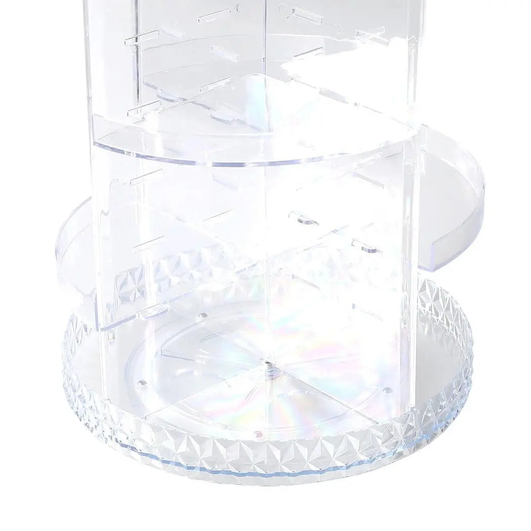Makeup Organiser Acrylic Rotating Cosmetic Organizer Holder Clear Display Drawer Deals499
