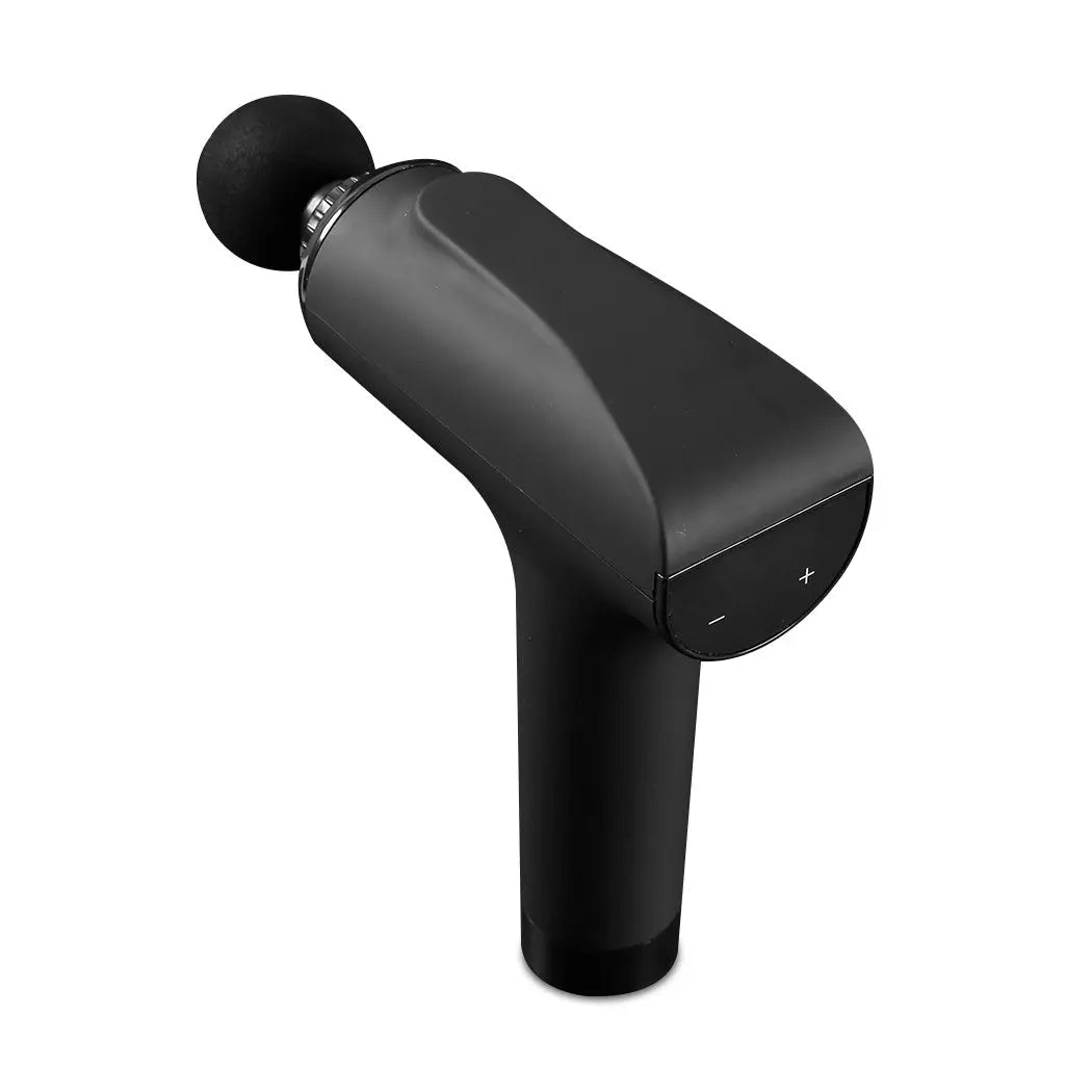 Massage Gun Deep Tissue Percussion Massager Muscle Vibrating Relaxing LCD 4 Head Black Deals499