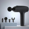 Massage Gun Deep Tissue Percussion Massager Muscle Vibrating Relaxing LCD 4 Head Black Deals499