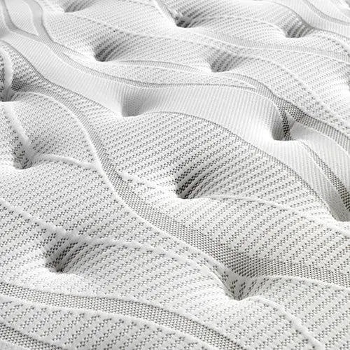 Mattress Euro Top King Single Size Pocket Spring Coil with Knitted Fabric Medium Firm 34cm Thick Deals499