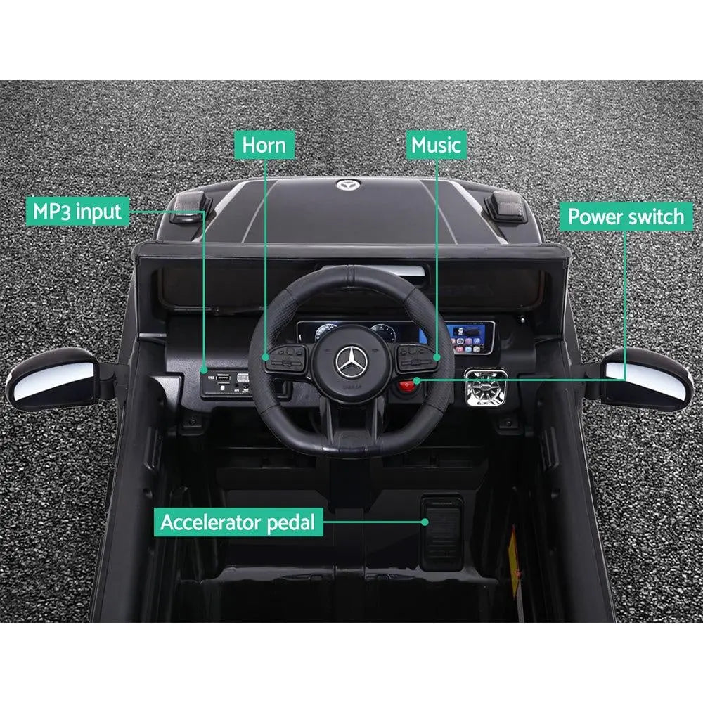 Mercedes-Benz Kids Ride On Car Electric AMG G63 Licensed Remote Cars 12V Black Deals499