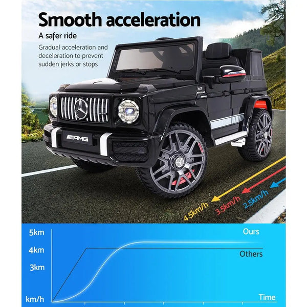 Mercedes-Benz Kids Ride On Car Electric AMG G63 Licensed Remote Cars 12V Black Deals499