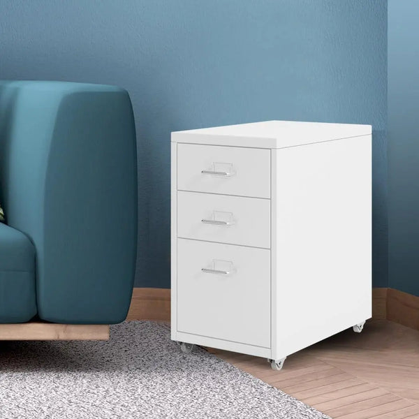 Metal Cabinet Storage Cabinets Folders Steel Study Office Organiser 3 Drawers Deals499