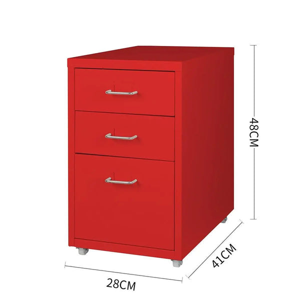 Metal Cabinet Storage Cabinets Folders Steel Study Office Organiser 3 Drawers Deals499