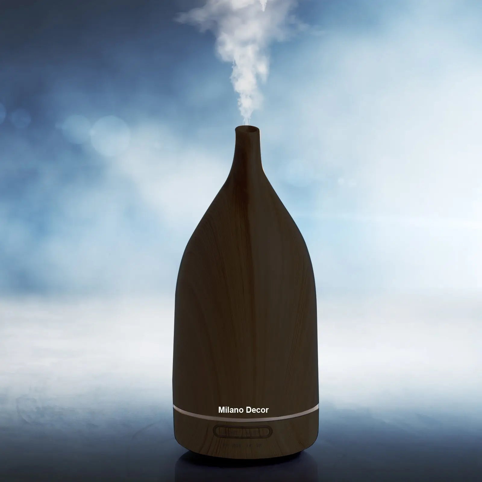 Milano Decor Aroma Diffuser 100ml Ultrasonic Humidifier Purifier And 3 Pack Oils - Dark Wood Deals499