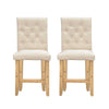 Milano Decor Hamptons Barstool Cream Chairs Kitchen Dining Chair Bar Stool Two Pack Deals499