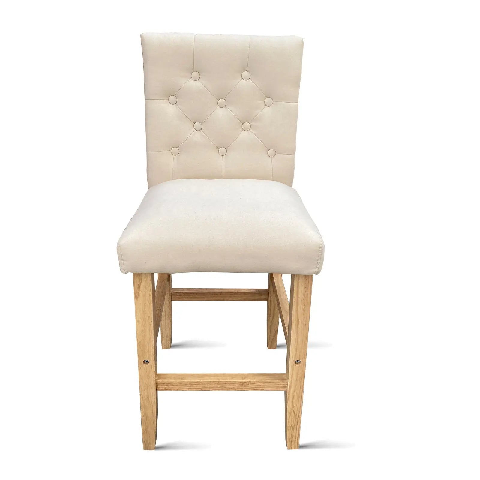 Milano Decor Hamptons Barstool Cream Chairs Kitchen Dining Chair Bar Stool Two Pack Deals499
