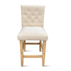 Milano Decor Hamptons Barstool Cream Chairs Kitchen Dining Chair Bar Stool Two Pack Deals499