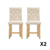 Milano Decor Hamptons Barstool Cream Chairs Kitchen Dining Chair Bar Stool Two Pack Deals499
