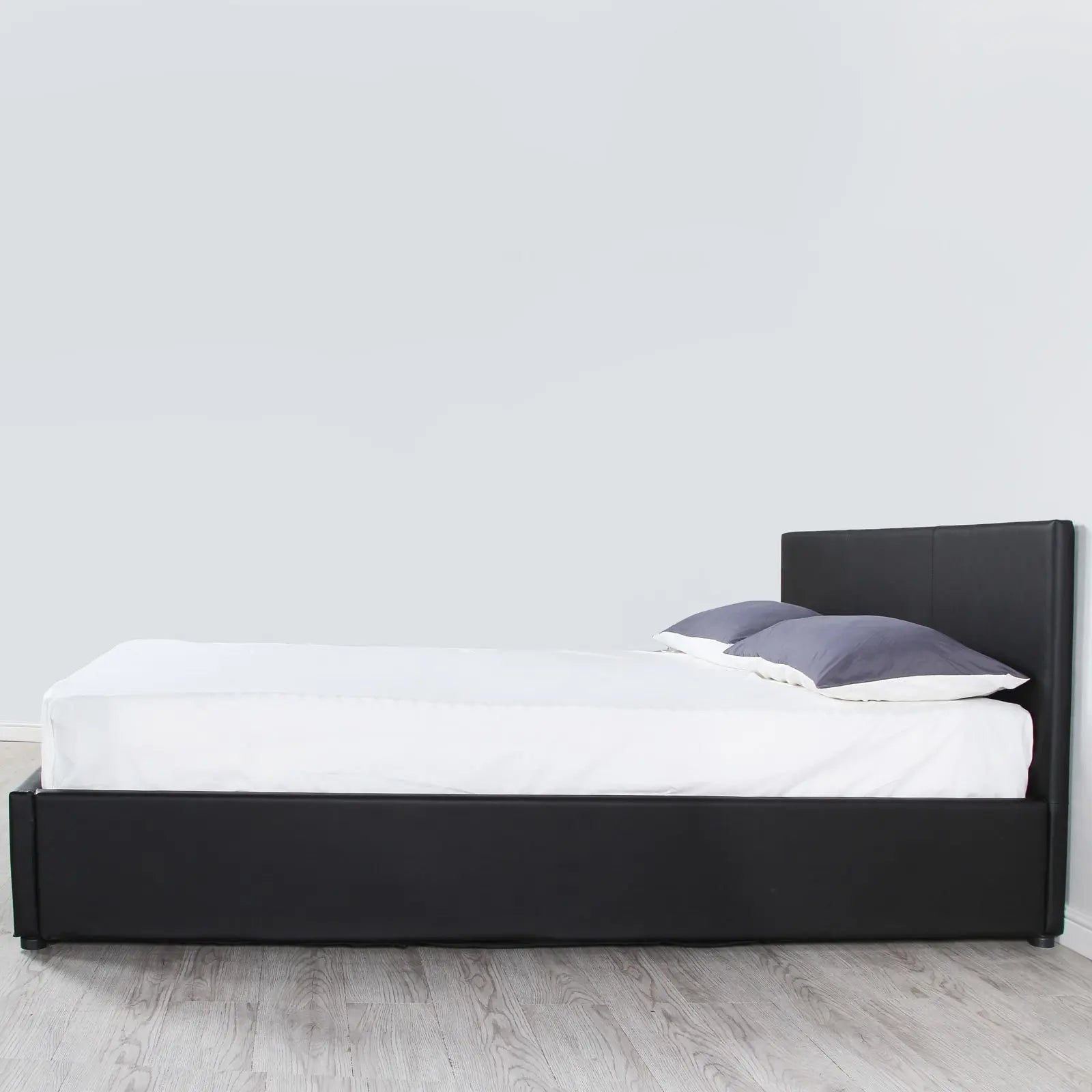 Milano Luxury Gas Lift Bed Frame And Headboard King Black Deals499
