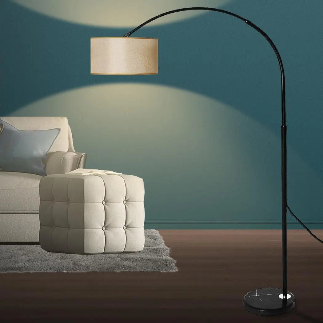 Modern LED Floor Lamp Reading Light Free Standing Height Adjustable Marble Base Deals499