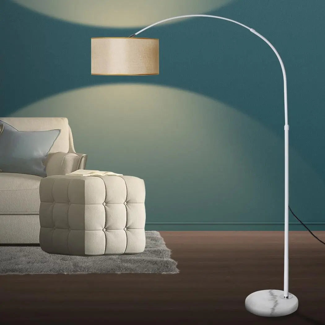 Modern LED Floor Lamp Reading Light Free Standing Height Adjustable Marble Base Deals499