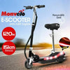 Monvelo Folding Electric Scooter LED Portable Commuter Adults Kids e-Bike Blue Deals499