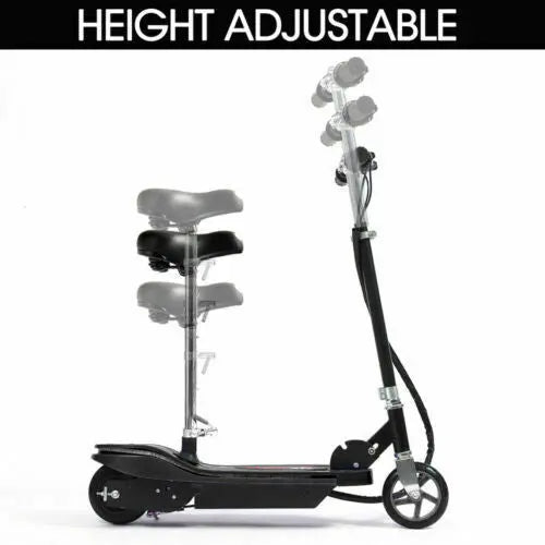 Monvelo Folding Electric Scooter LED Portable Commuter Adults Kids e-Bike Blue Deals499