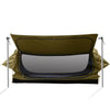 Mountview Double Swag Camping Swags Canvas Dome Tent Free Standing Khaki Deals499