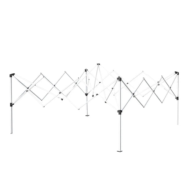 Mountview Gazebo Pop Up Marquee Outdoor Canopy 3x3m Wedding Tent Mesh Side Wall Deals499