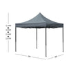 Mountview Gazebo Tent 3x3 Outdoor Marquee Gazebos Camping Canopy Wedding Folding Deals499